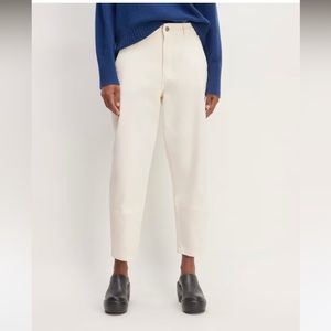 Everlane Utility Barrel Pant in Bone